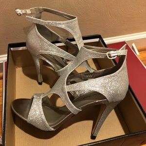 Silver heels
